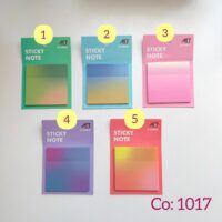 استیک نوت شفاف آبرنگی